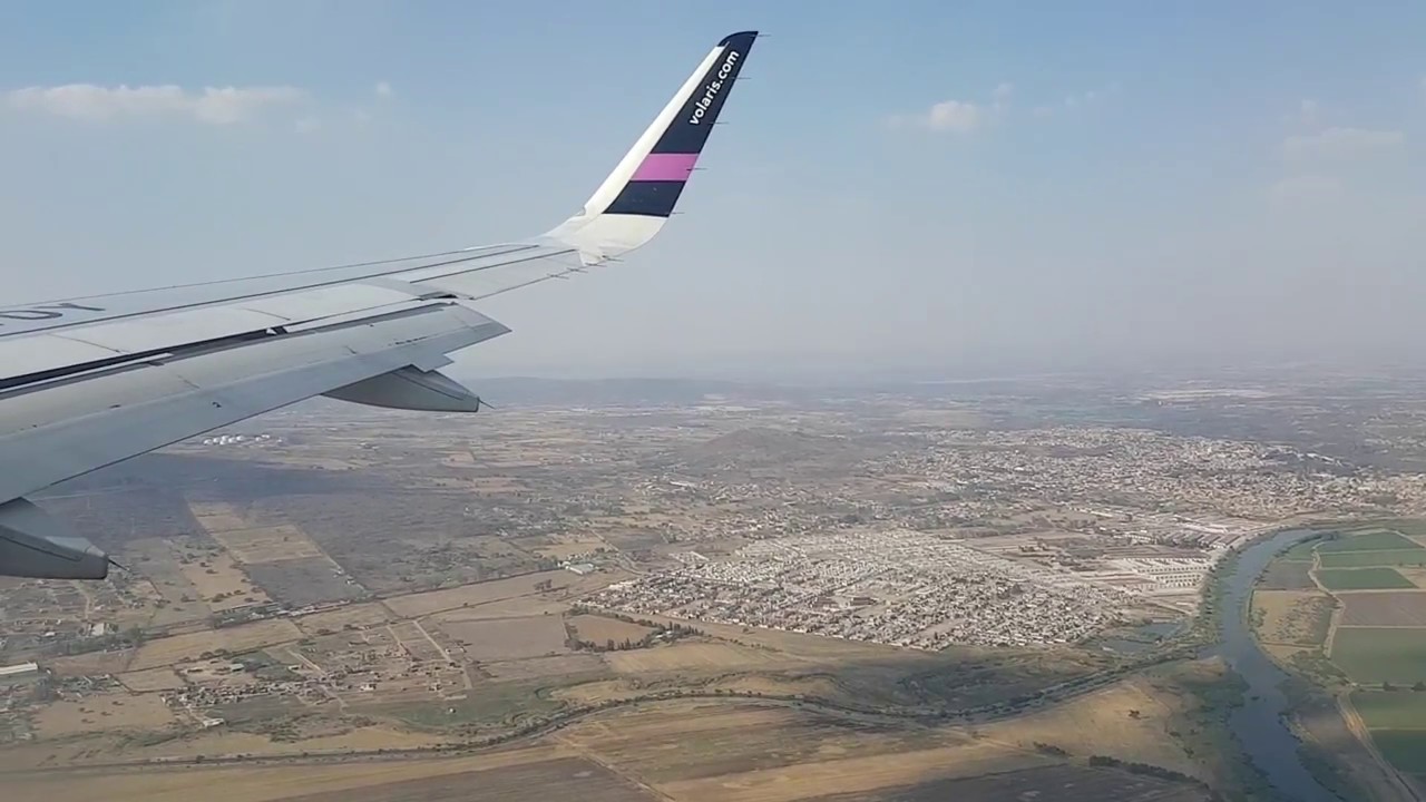 Aterrizando en Guadalajara  Volaris Y4 313