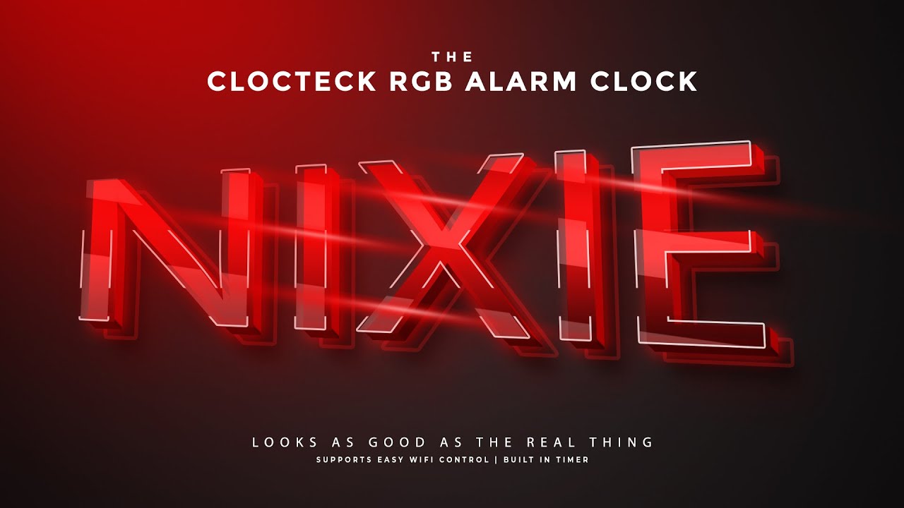 The Cloctek Nixie-Like Alarm Clock