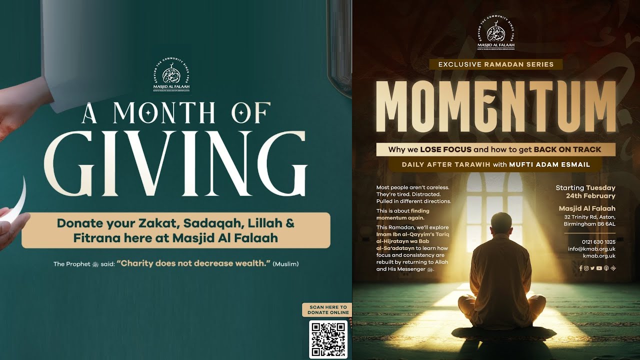 2026-03-17 | #19 - Momentum - Ramadan 2026 | Live From Masjid Al Falaah