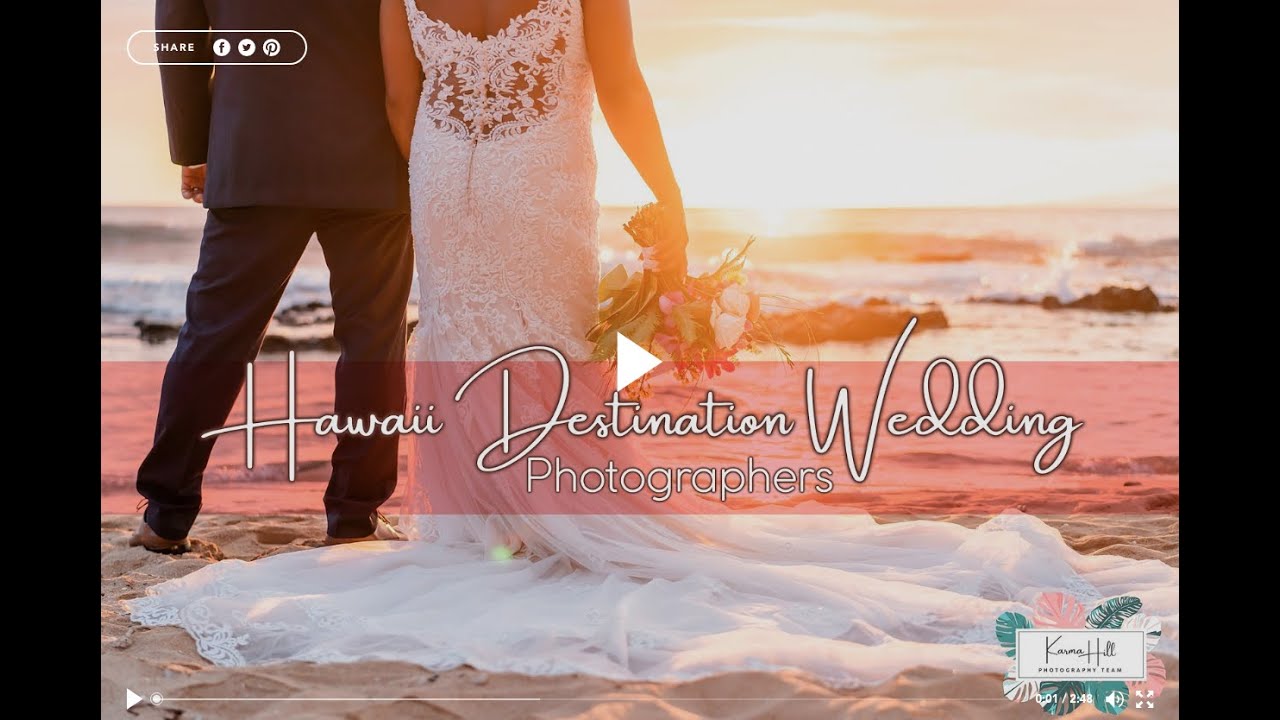 Hawaii Destination Wedding Photographers: Wedding Photography in Hawaii