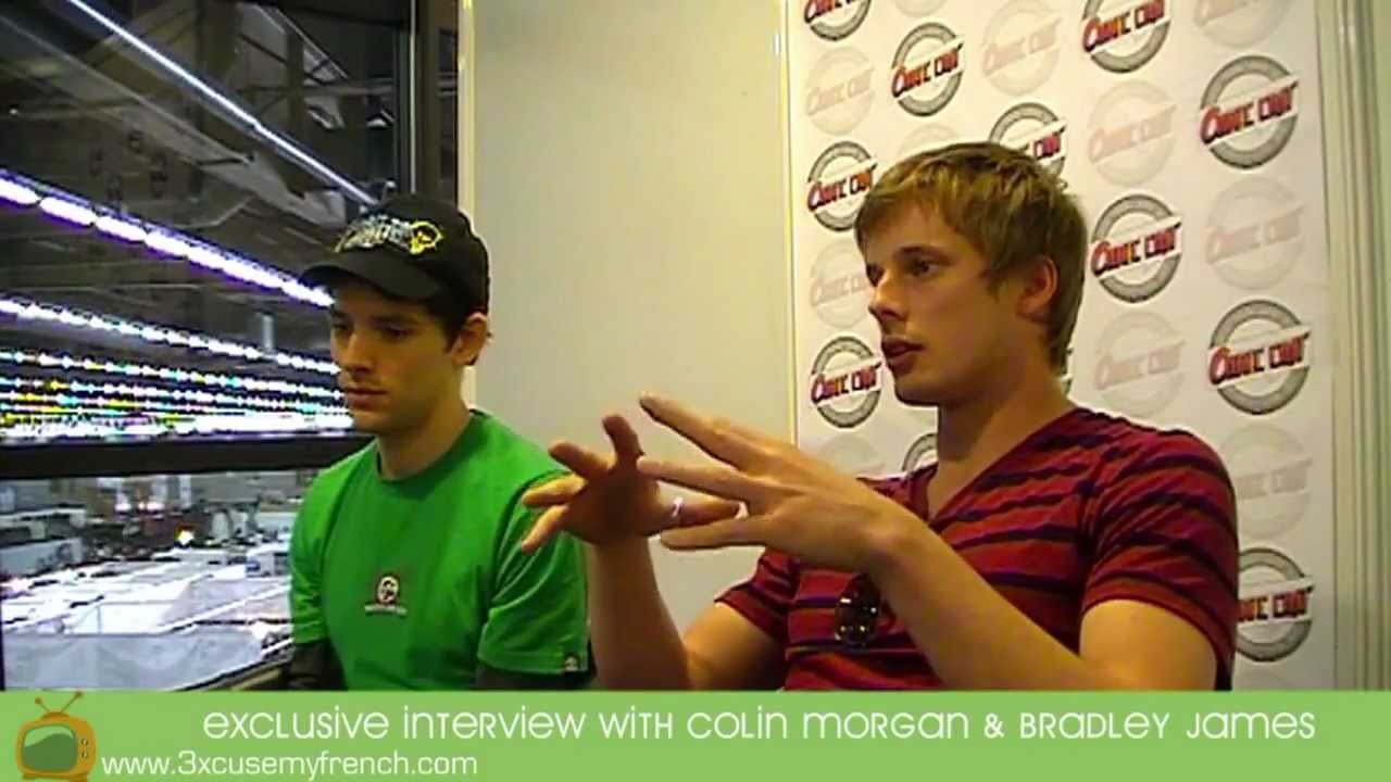 Merlin S4 | Colin Morgan & Bradley James Interview || Comic-Con France 2011 [Part 2/2]