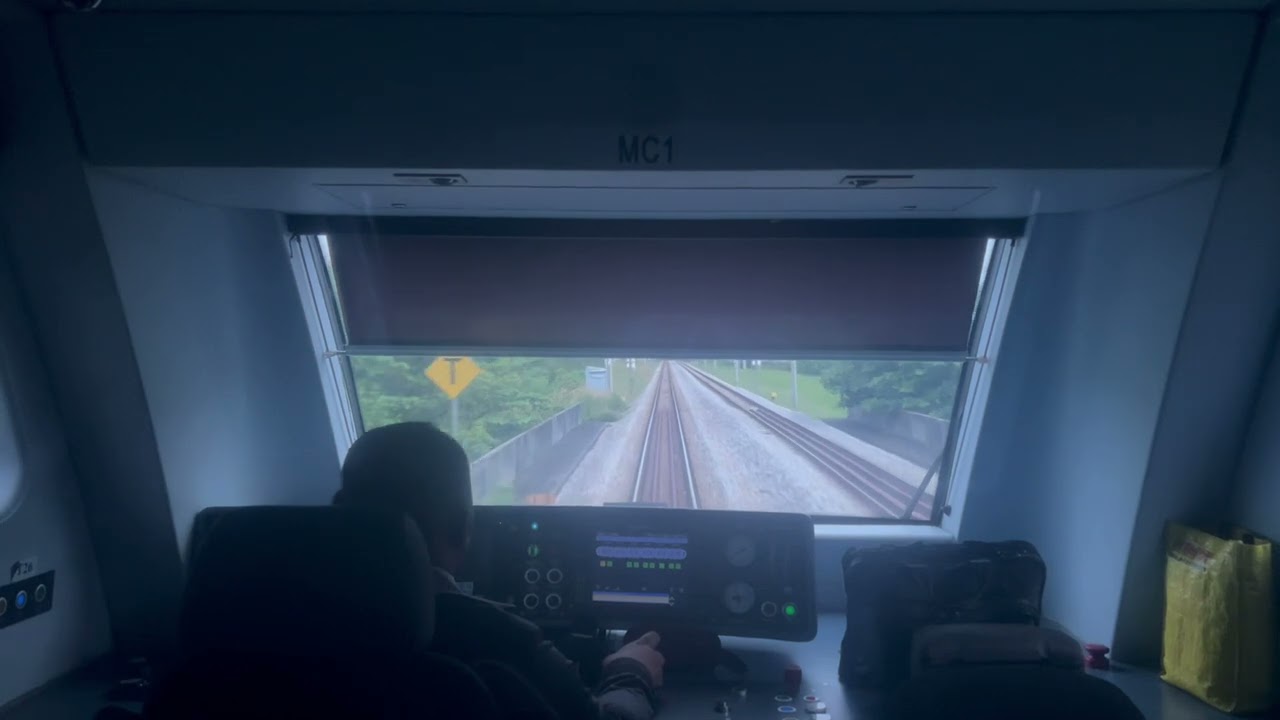 【KTM Komuter Utara Padang Besar Line】KTM Class 92 Front Driver View approaching Sungai Petani