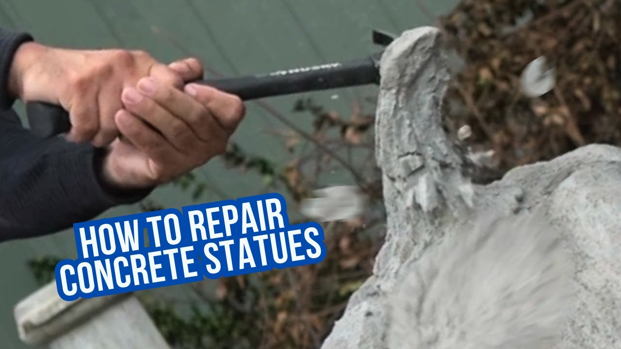 How to repair a concrete statue I sculpture