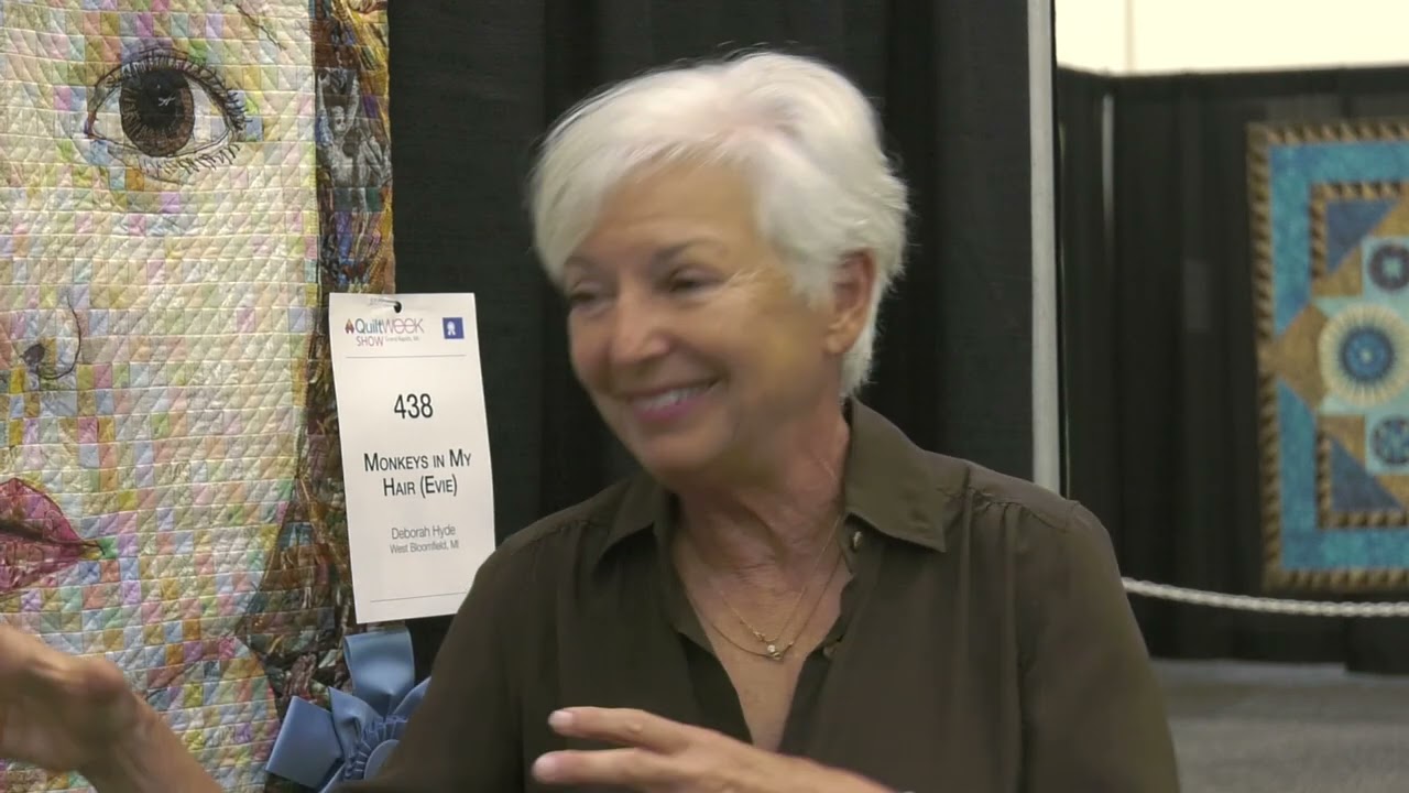 Deborah Hyde Wins Best Wall Quilt Award at AQS QuiltWeek - Grand Rapids 2022