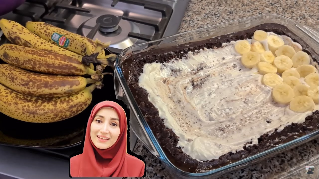 كيكة الموز(كيكة الخلد التركية) ⁉️ بناء على طلبكم حبايب🥰 Banana cake