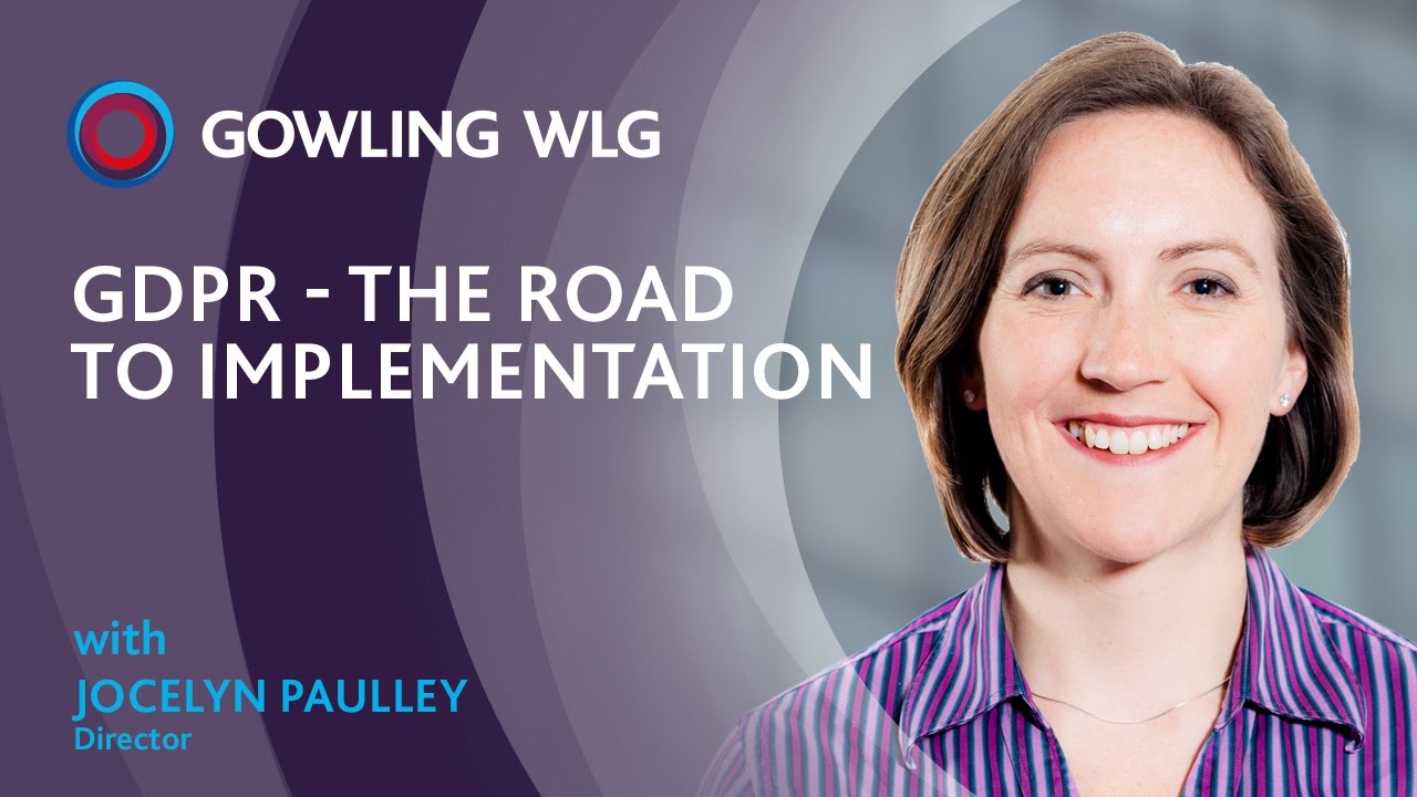 GDPR - The road to implementation