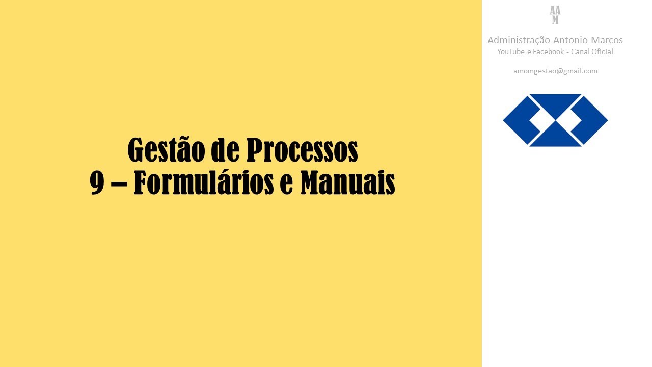 Gestão de Processos - Formulários e Manuais