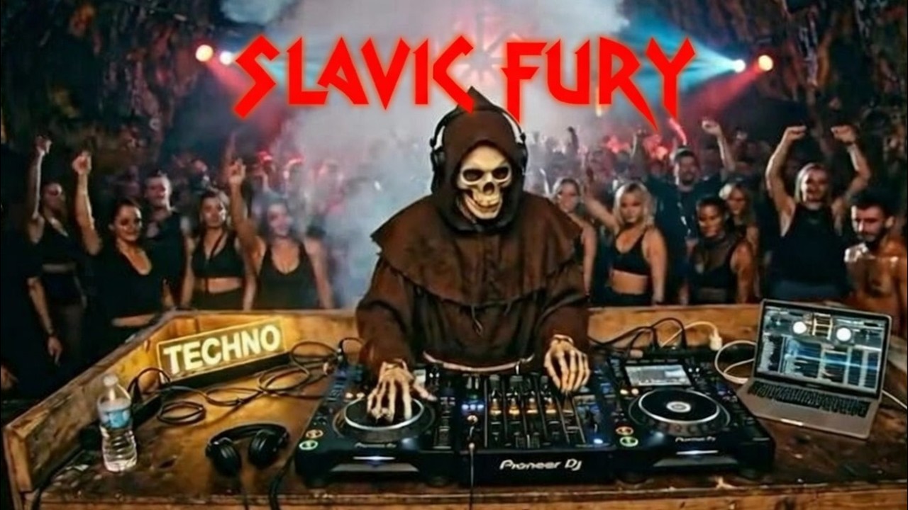 ⚡ CYBER RAVE -  Slavic Fury .   HARD TECHNO 2026: 💣#dark #techno