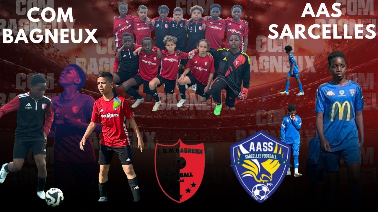 🔴COM BAGNEUX VS 🔵AAS SARCELLES U11 ( plus de 10 buts match incroyable)