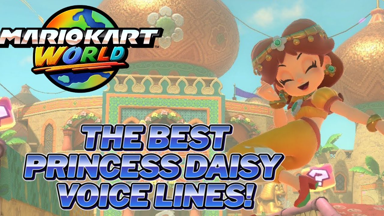 The BEST Princess Daisy Voice Lines In Mario Kart World!
