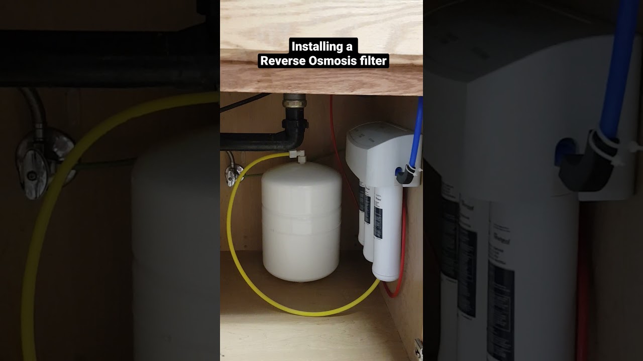 Installing a Reverse Osmosis (R.O.) filter