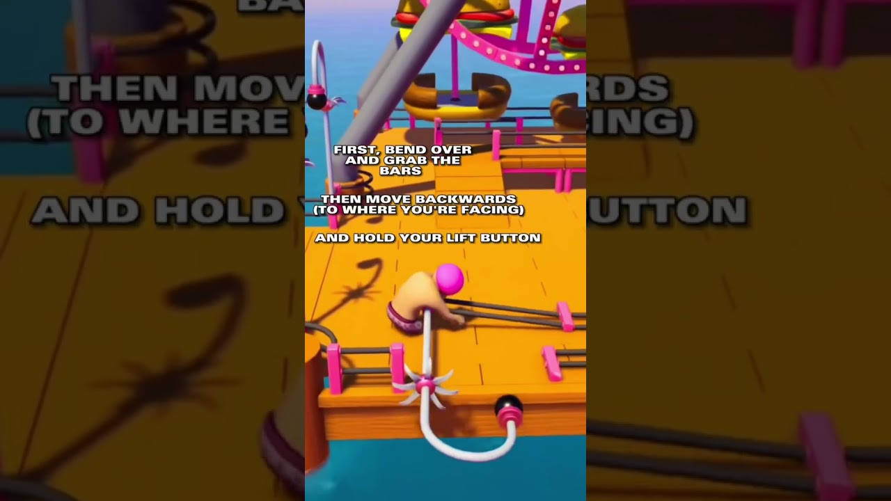 How to Fly on Wheel Gang Beasts #gangbeasts #gangbeast #gangbeastsfunnymoments #fyp #foryou
