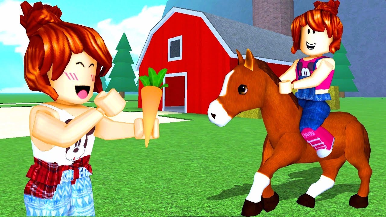Roblox - ROTINA NA FAZENDA (Horse Valley BETA)