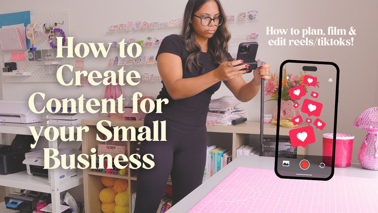 How to create short-form CONTENT for your SMALL BUSINESS + Tips to make your content STAND OUT 🎥🌟🍒