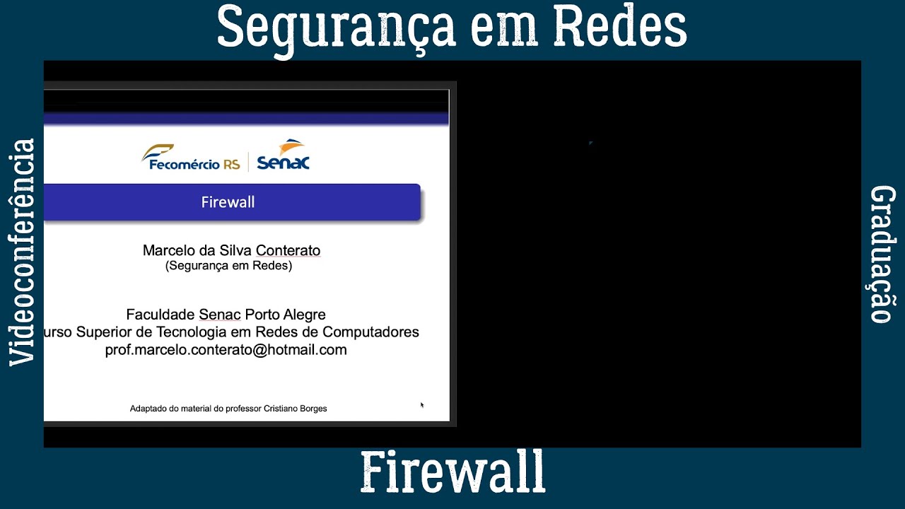 💻 Segurança em Redes - Conceitos Firewall / NETFILTER / IPTABLES - (WEBCONFERÊNCIA)