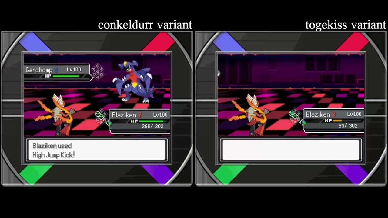 Pokémon Reborn: Blaziken/Honchkrow E4/Champion duo sweep