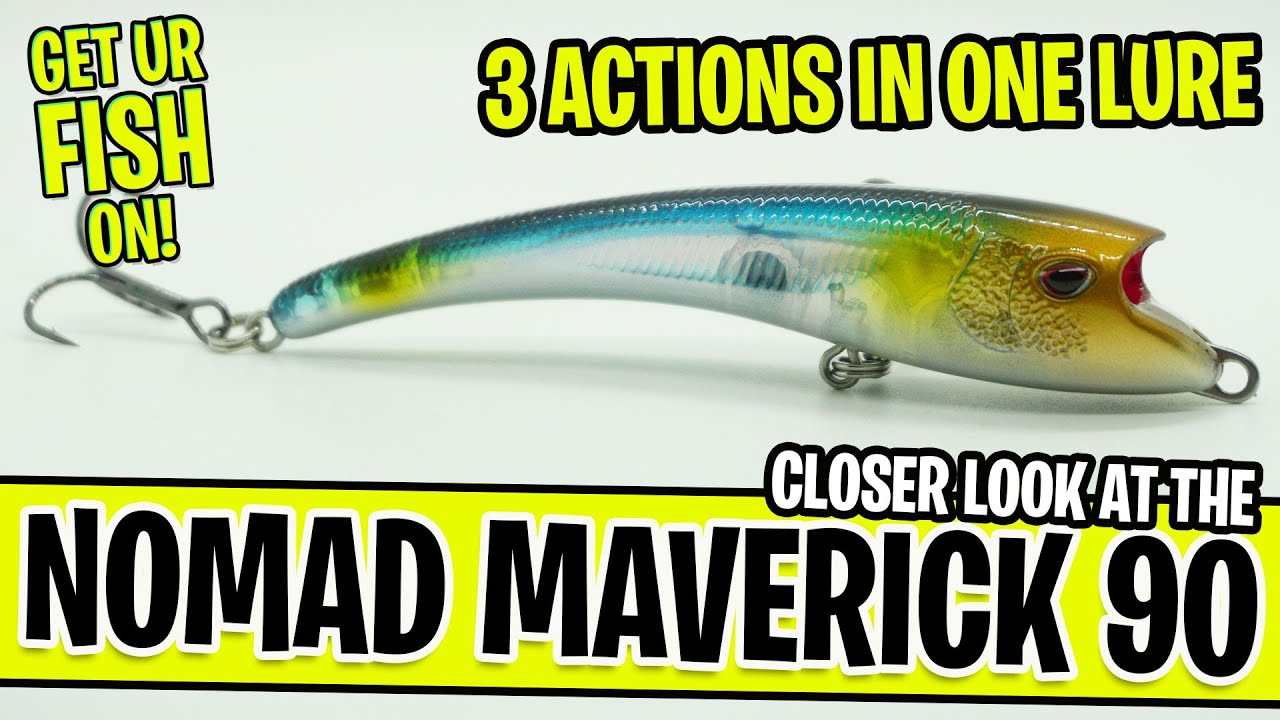 Three Fishing Styles in ONE BAIT - Nomad Maverick 90 Fishing Lure