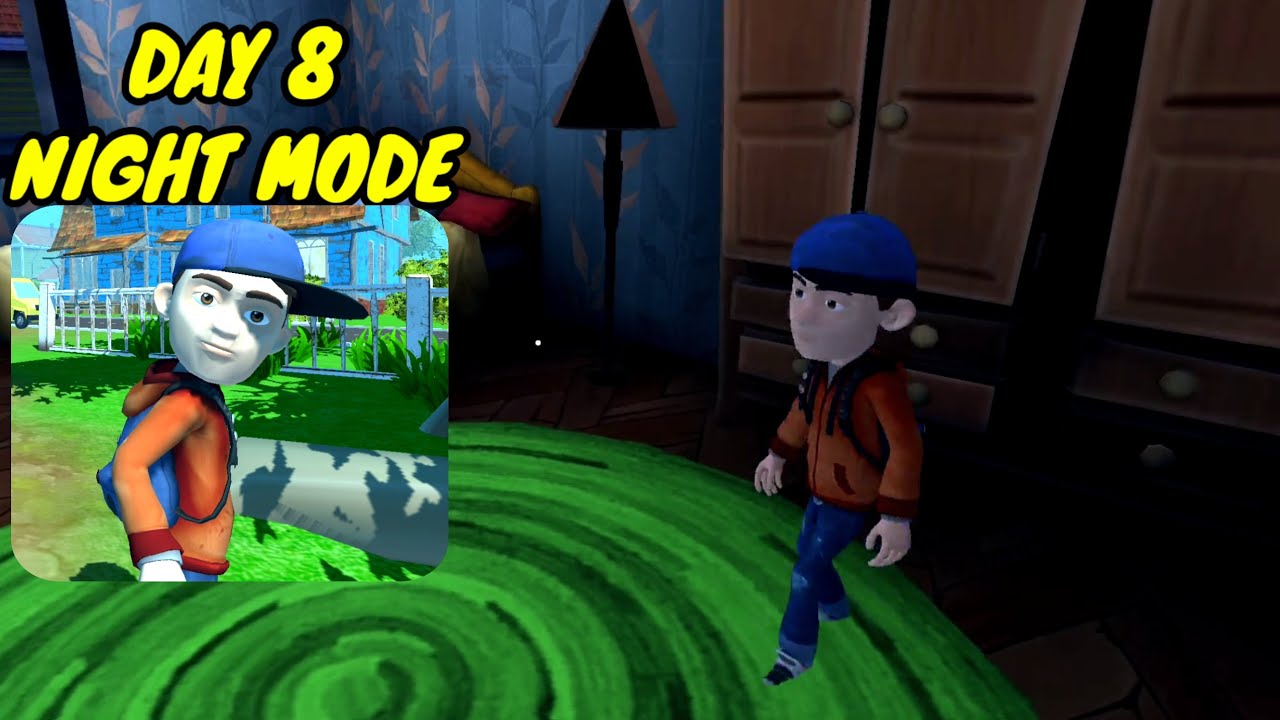 Play for neighbor scary catch day 8 night mode gameplay