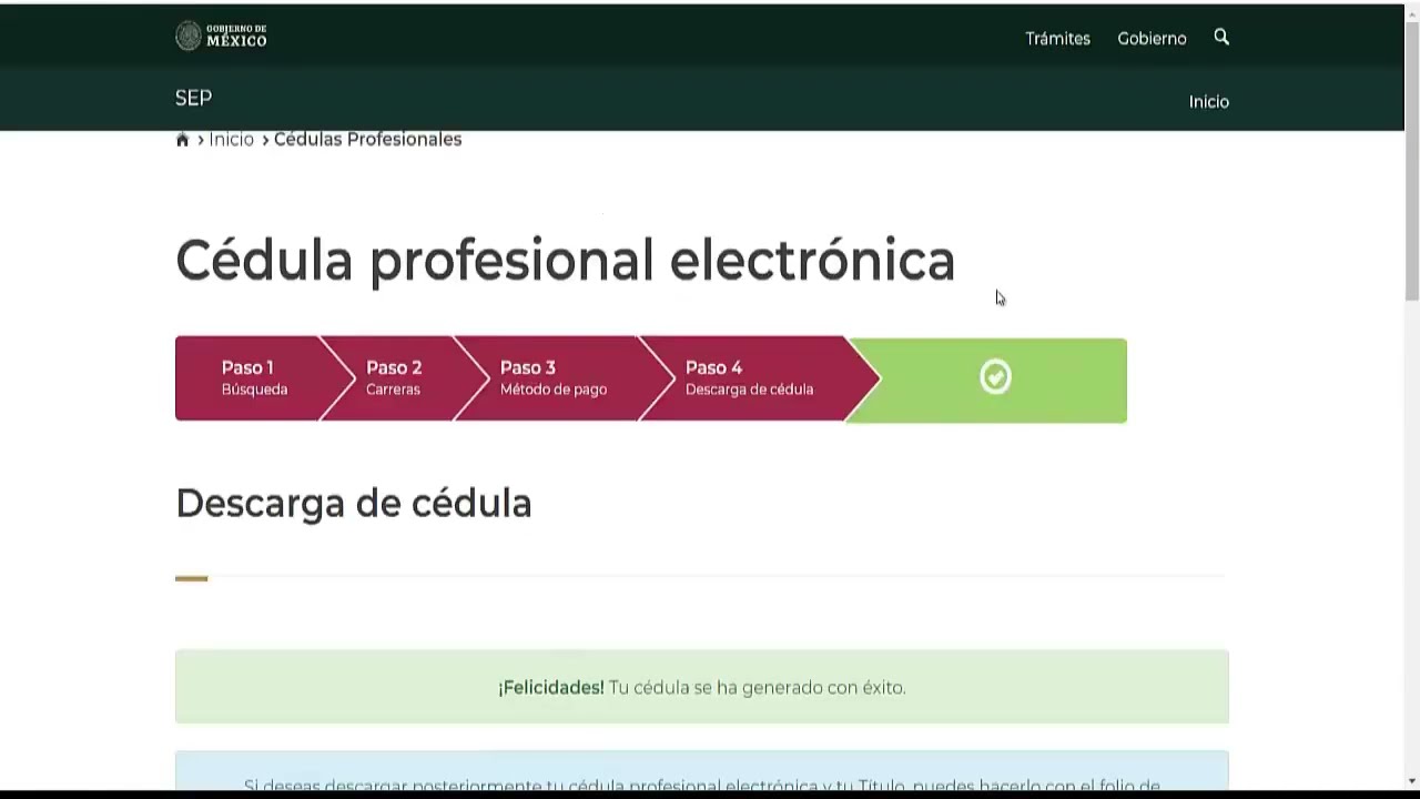 📌Cómo tramitar la CÉDULA PROFESIONAL? Actualizado 📜| EN MENOS DE 5 MINUTOS! 😱⏰