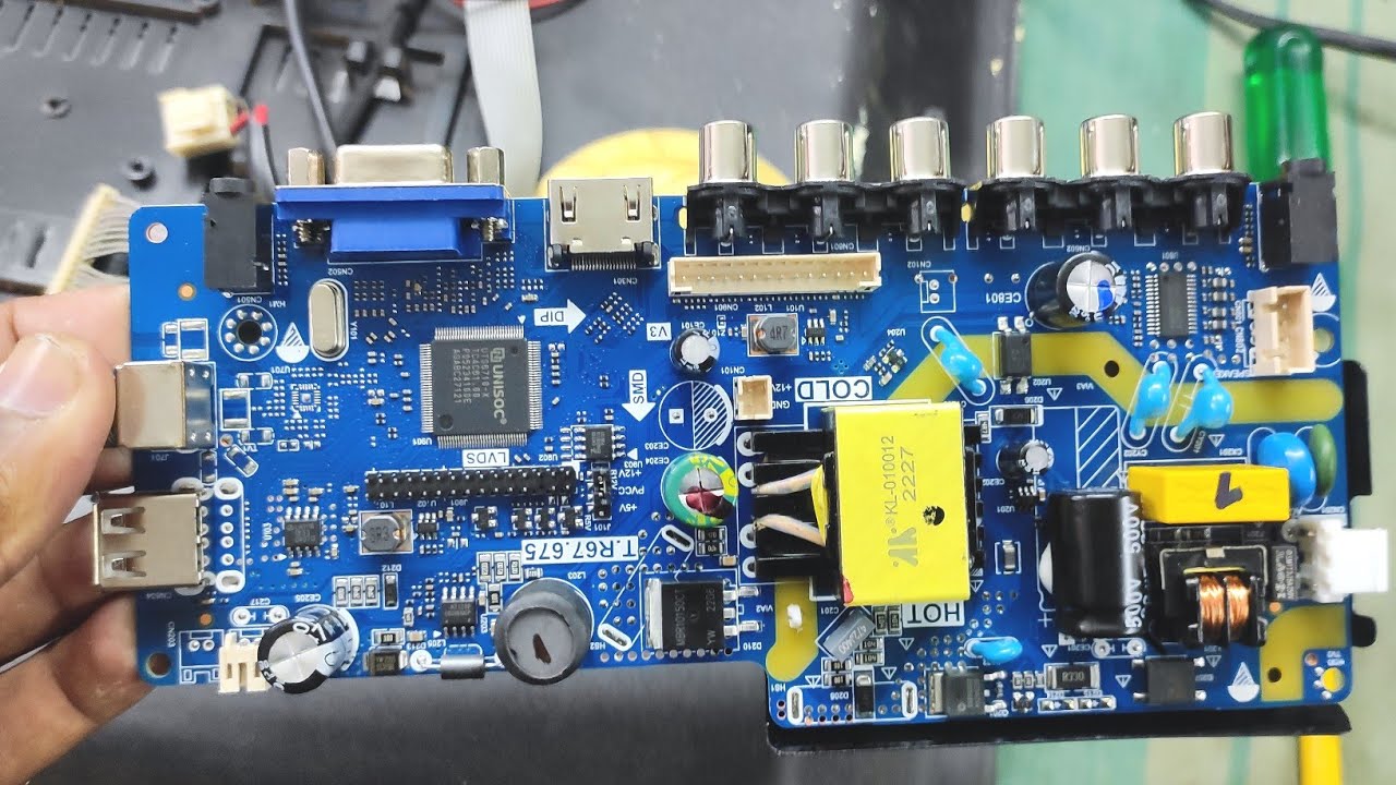New Mother Board T.R67.675 ।100% challenge हैं इसका factory code कोई नही बता सकता । New Factory code