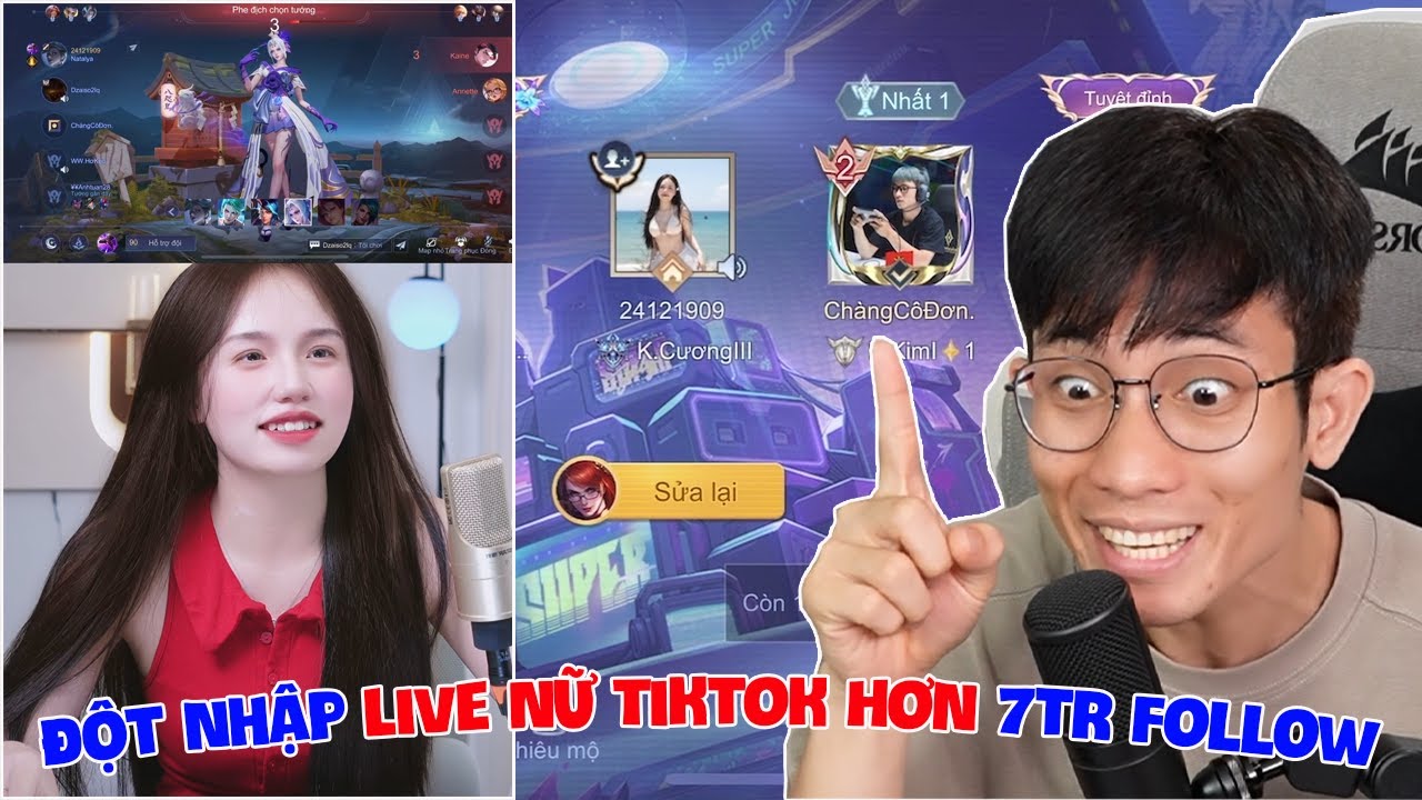 Đột nhập Live Nữ Tiktok Hơn 7tr Follow và cái kết
