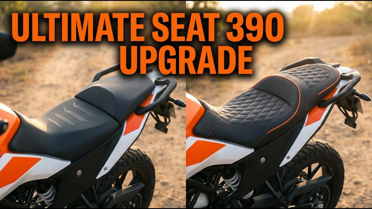 I Tried The NEW KTM 390 Seat Modification On My 2025 Bike