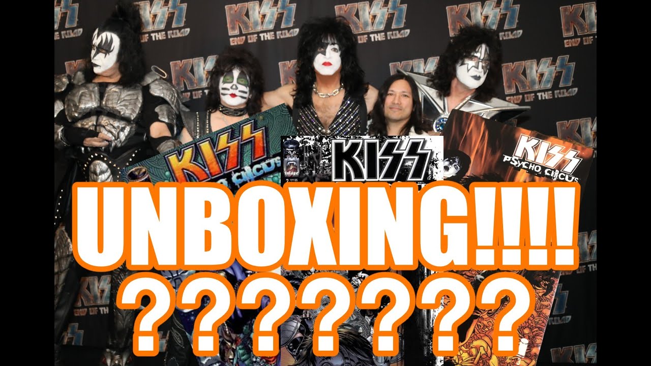 KISS Psycho Circus Comic Book Unboxing!!! For my Birthday!!!!