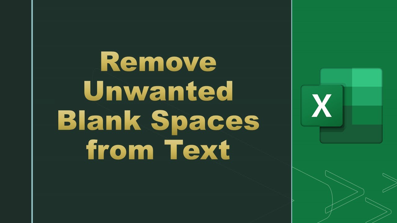 How to Remove Extra Spaces In Excel | How to use Trim Function