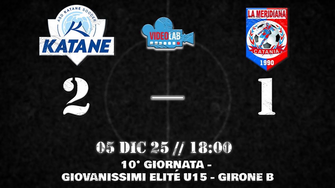 HIGHLIGHTS| 10° GIORNATA - GIOVANISSIMI ELITE' U15 - GIRONE | KATANE SOCCER 2-1 LA MERIDIANA