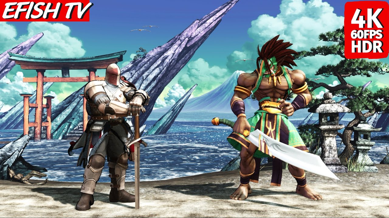 Страж против Там Тама (Самый сложный ИИ) — Samurai Shodown | 4К 60 кадров в секунду