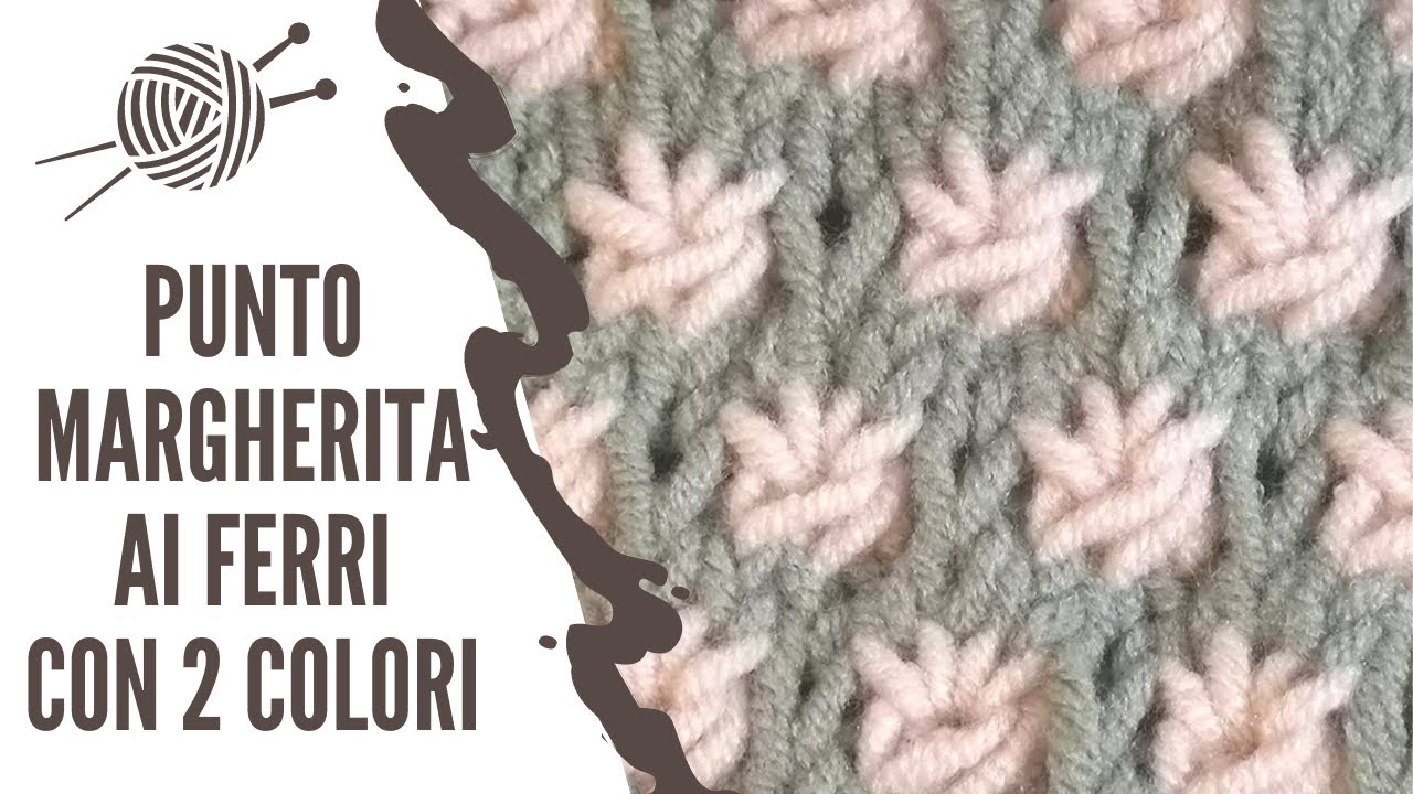 Как связать ромашку 2-мя цветами