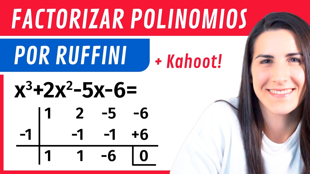 FACTORIZAR POLINOMIOS ❎ Factor común, RUFFINI, Productos Notables
