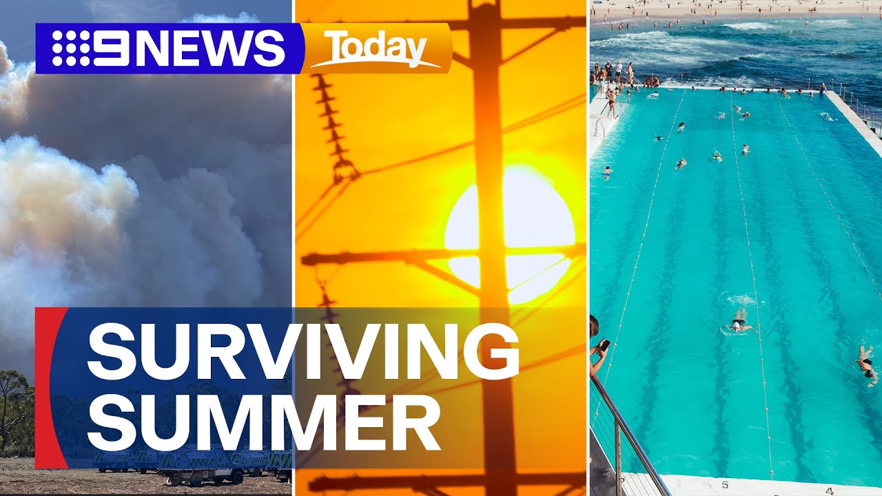 Summer outdoor safety tips to stay protected from fire, heat, and water | 9 News Australia
