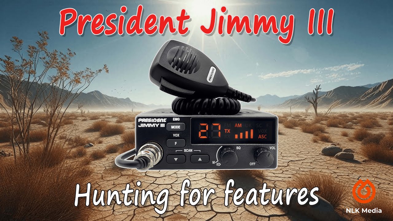 Радиостанция President Jimmy 3 CB — обзор и скрытое меню калибровки