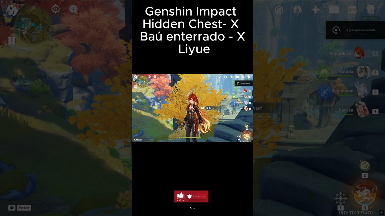 Genshin Impact Hidden Chest- X / Ba&uacute; enterrado - X - Liyue  #genshinimpact