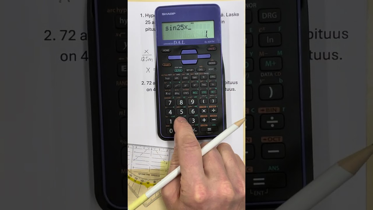 Kotitehtävien vastaukset sivun pituuden laskemiseksi