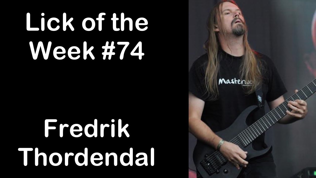 Lick of the Week #74 (Fredrik Thordendal Half Whole Diminished Lick)