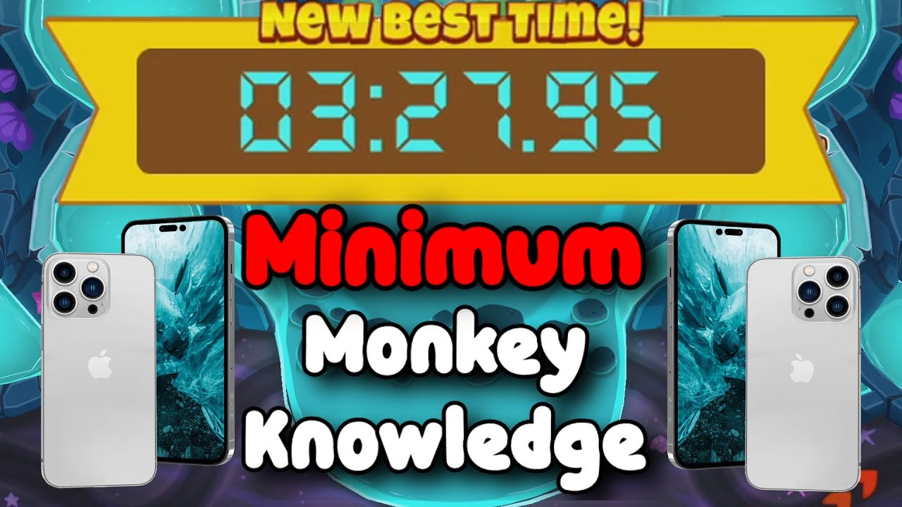 BTD6 Race Mobile Friendly Tutorial 📱 Minimum Monkey Knowledge 📱 Riptide Madness