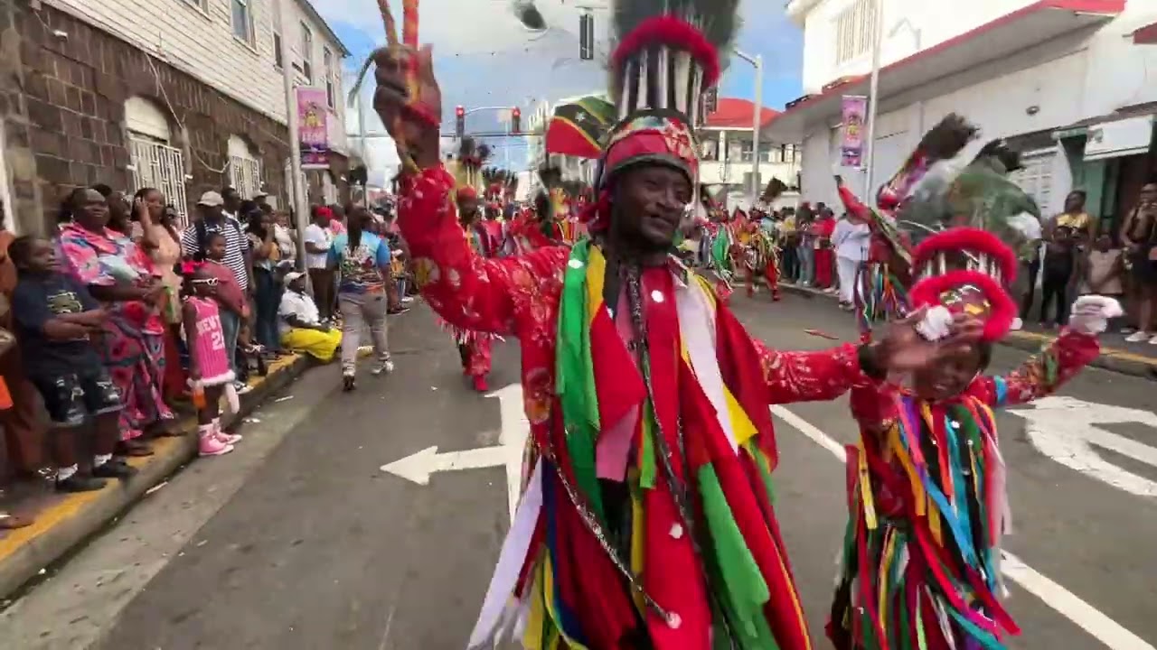 Performing Quadrille and Fine Dance on Forth Street, Saint Kitts 🇰🇳 for SUGARMAS 53 Grand Parade Day