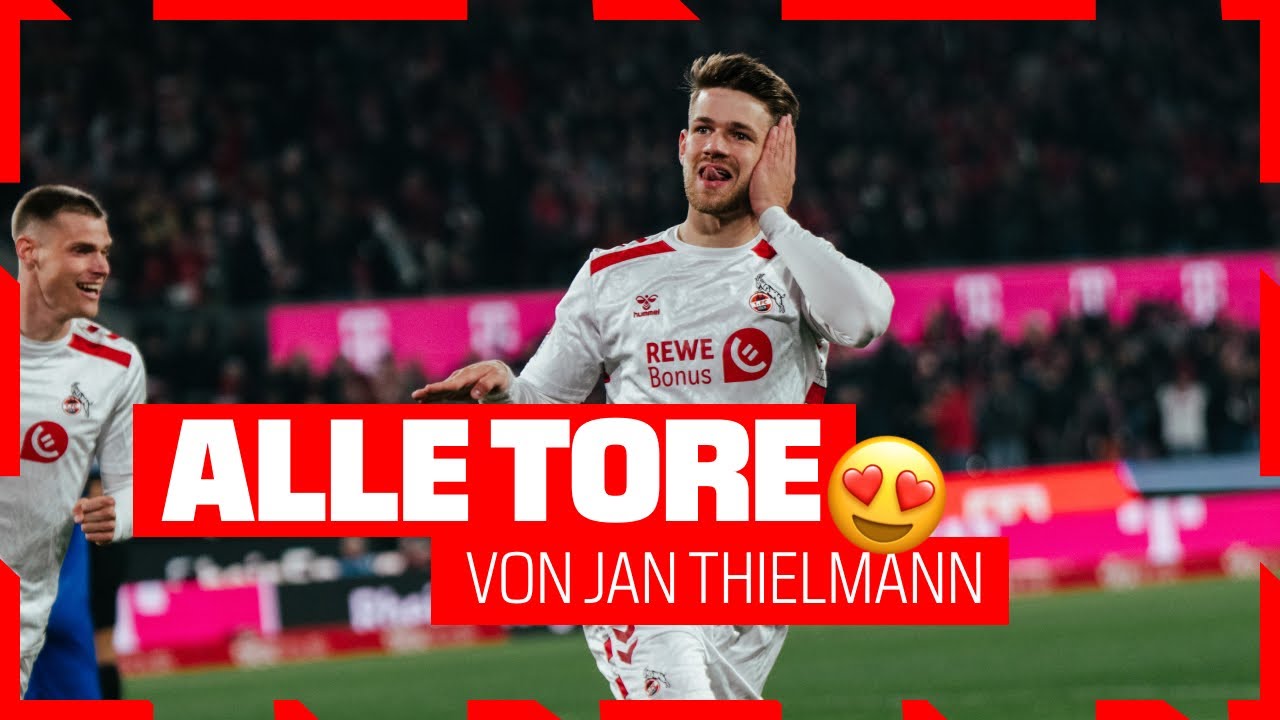ALLE TORE von JAN THIELMANN | 150 Spiele für den FC ❤️🤍 | 1. FC Köln | EIGENGEWÄCHS 🤩