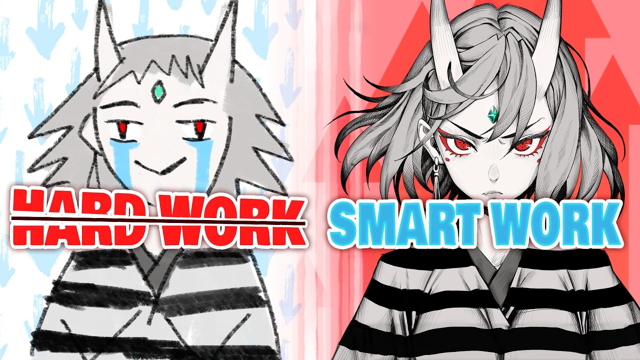 PRACTICE LESS, IMPROVE FASTER (at drawing)