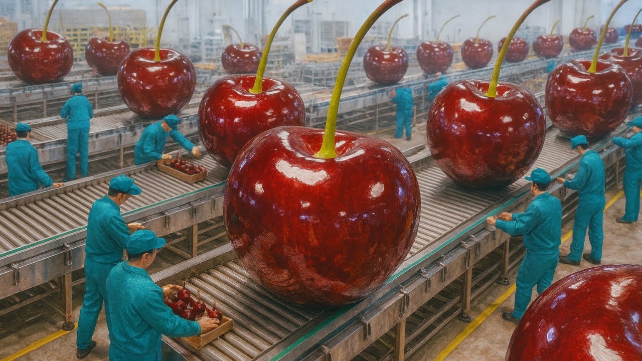 Inside the Factory: Full Cherry Juice Production Process in a Modern Facility