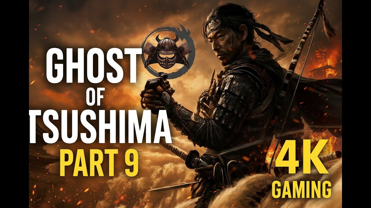 Ghost of Tsushima Part 9 | Fort O'Hira Raid & Straw Hat Alliance | 4K Epic Gameplay