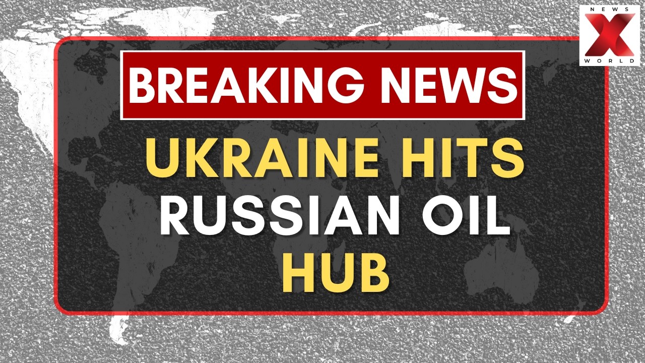 Ukrainian drones hit major Russian oil refinery deeply | NewsX World