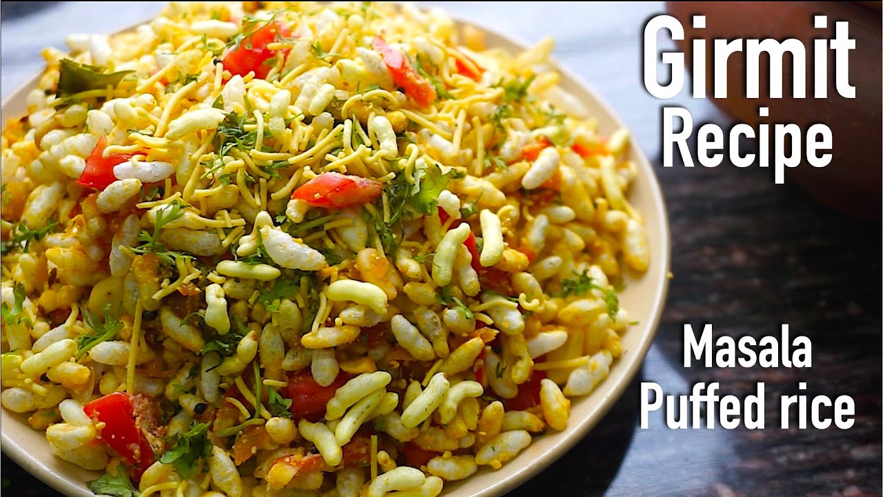 Masala puffed rice | girmit recipe | masala mandakki | Karnataka special recipe | murmura snacks