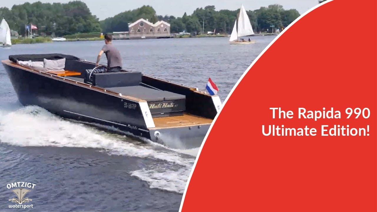 The Rapida 990 Ultimate Edition cruising on Dutch waters!