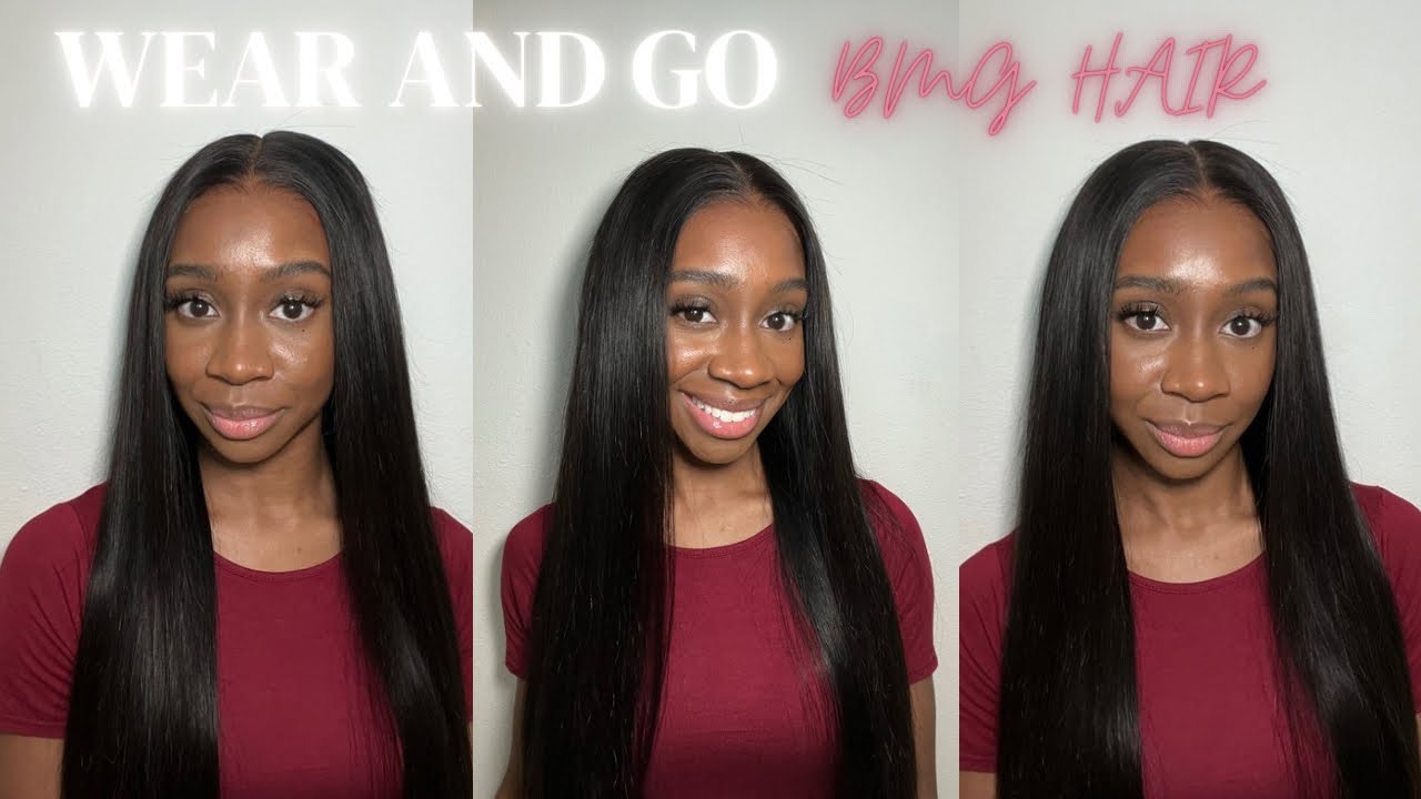 BEGINNER FRIENDLY SILKY STRAIGHT GLUELESS WIG | WEAR AND GO | BGM HAIR