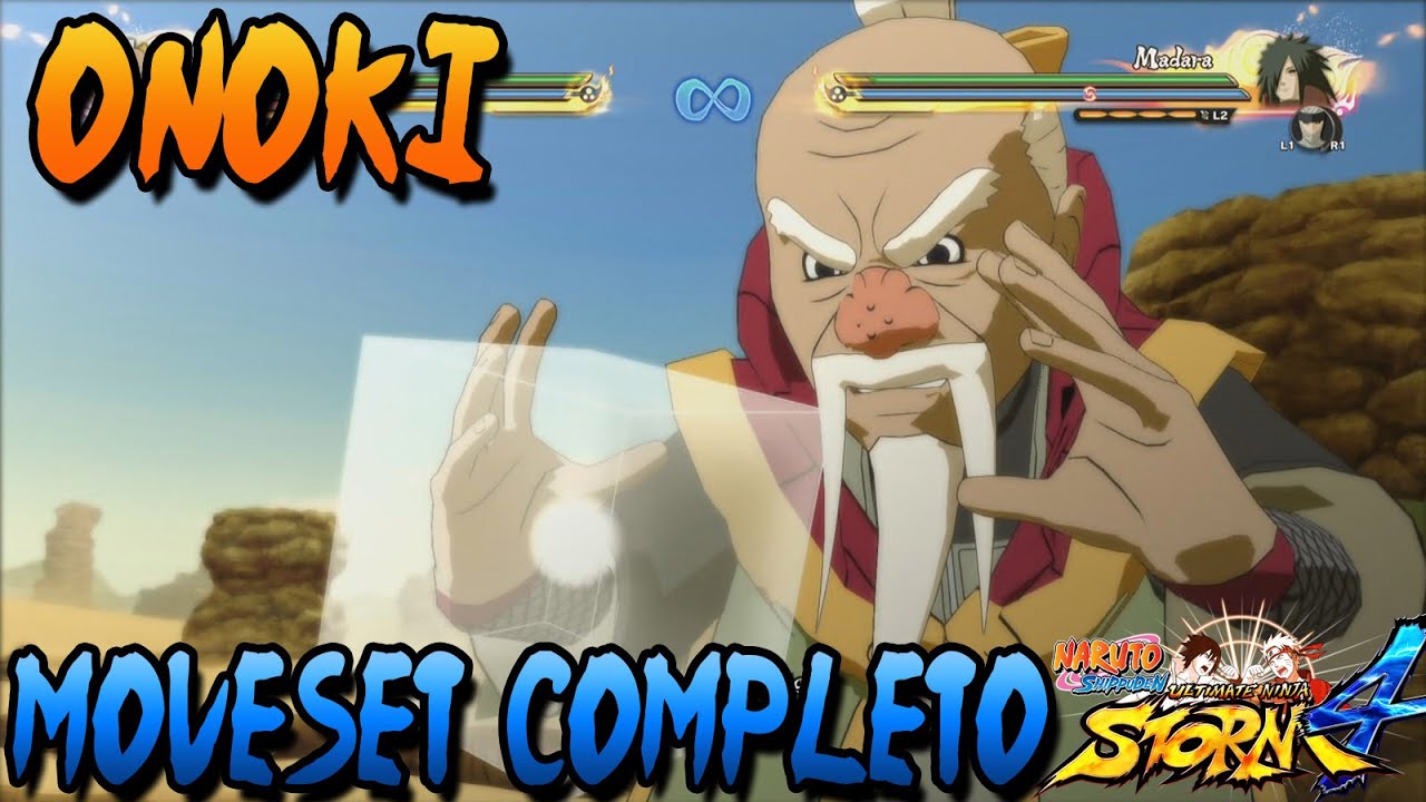 Naruto Storm 4: Onoki (Sandaime Tsuchikage) Moveset Completo