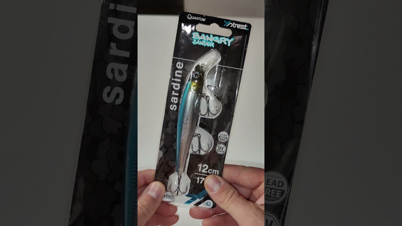 Необычный воблер от компании QUANTUM 4STREET BANGRY ZANDER 120MM