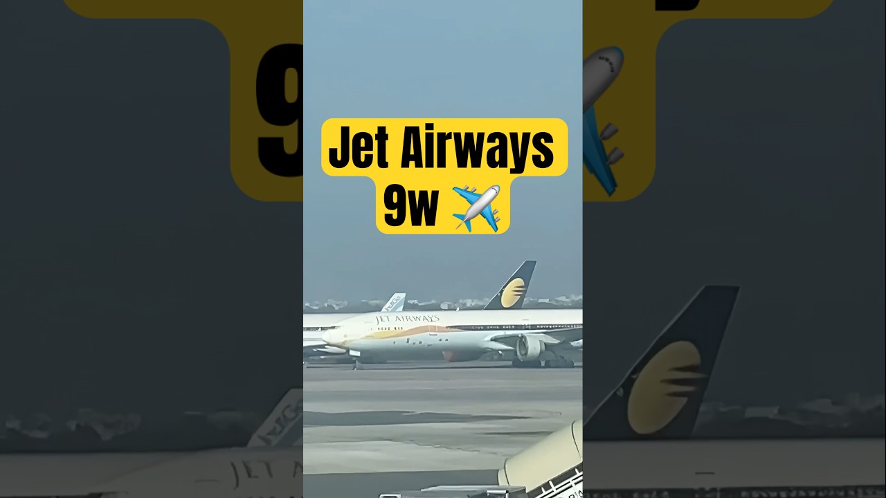 JET - AIRWAYS ✈️ ( Abandoned aircraft&rsquo;s parked since its shut )😞